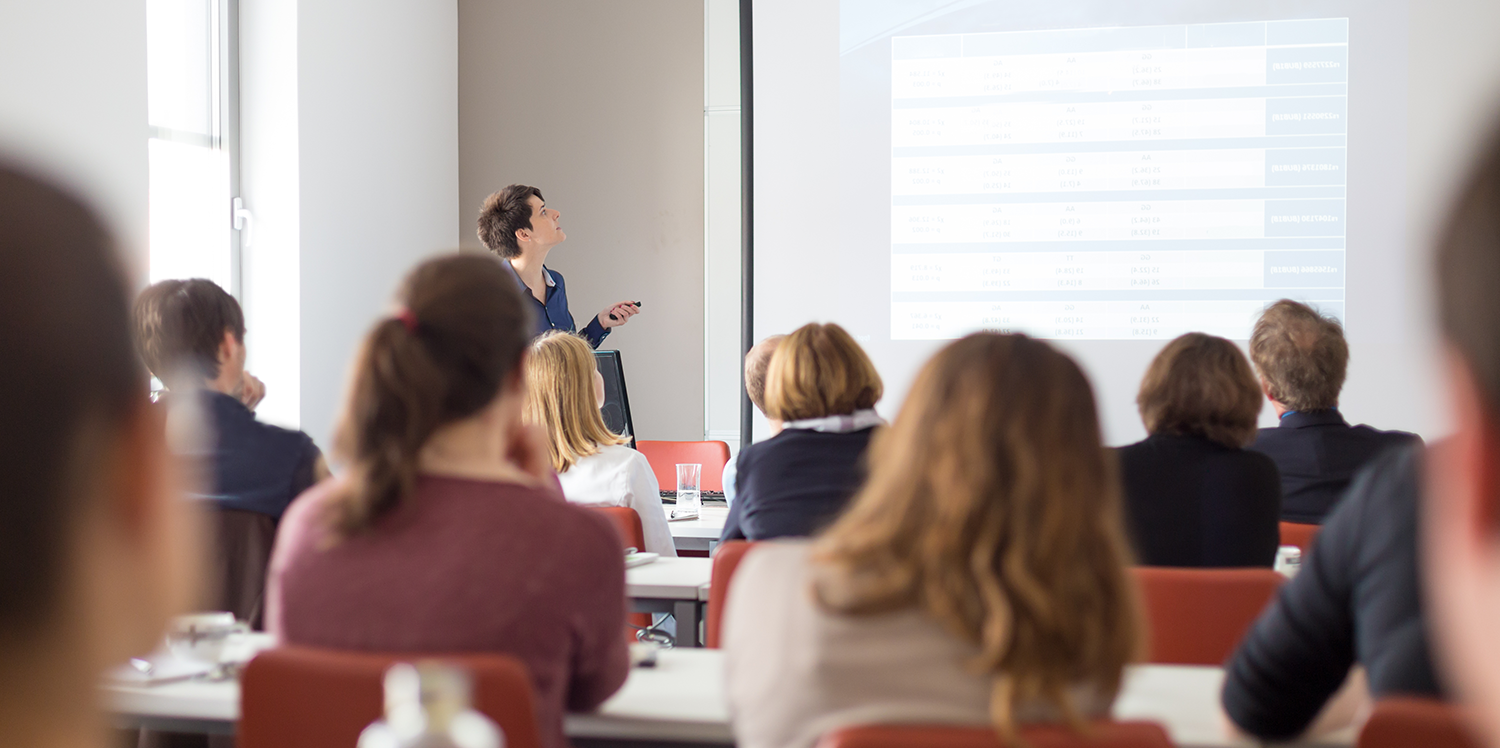 Seminar mit Teilnehmern